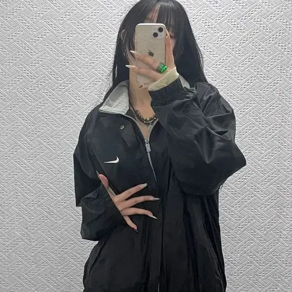 [BUNJANG] Nike Vintage Windbreaker Jacket XL C08381 / 나이키 올드스쿨 빈티지 바람막이 자켓 XL C08381
