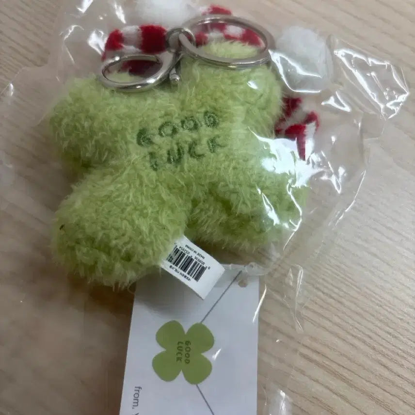 [BUNJANG] Clover Doll Keyring / 네잎클로버 인형 키링