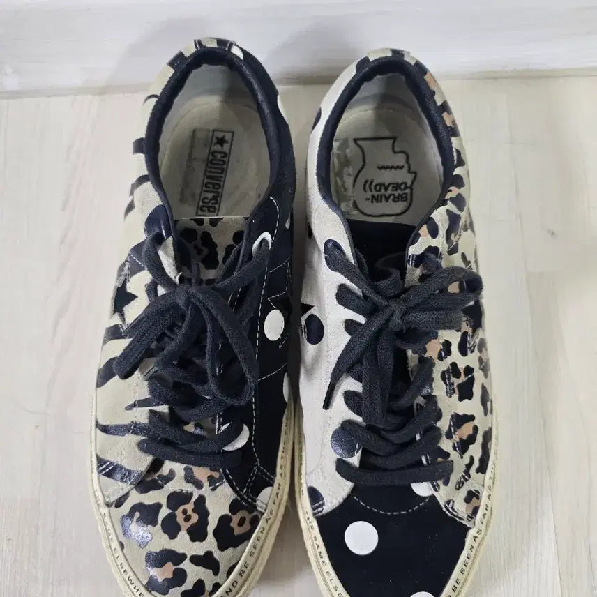 [BUNJANG] Converse Brain Dead Leopard One Star Low / 컨버스 브레인데드 레오파드 원스타 로우