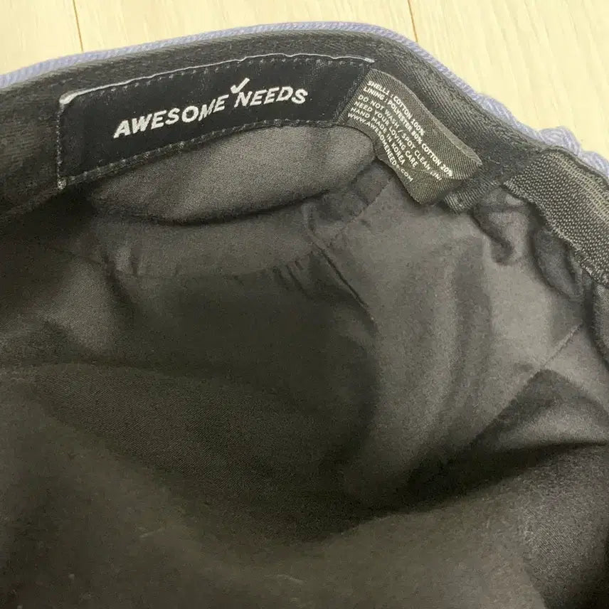 [BUNJANG] Awesome Needs Denim Damage Hunting Cap / 어썸니즈 모자 헌팅캡