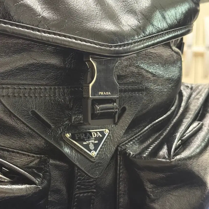 [BUNJANG] Prada Leather Shoulder Bag / [새상품급/직거래만] 프라다 가죽 숄더백 /가방,더스트백,택,인보이스