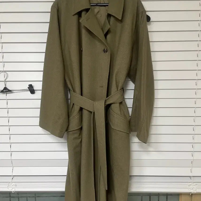 [BUNJANG] At The Baygil Wool Double Trench Coat Beige / (새상품)엣더베이글 울 더블 트렌치 코트 베이지