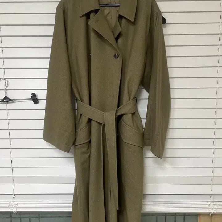 [BUNJANG] At The Baygil Wool Double Trench Coat Beige / (새상품)엣더베이글 울 더블 트렌치 코트 베이지