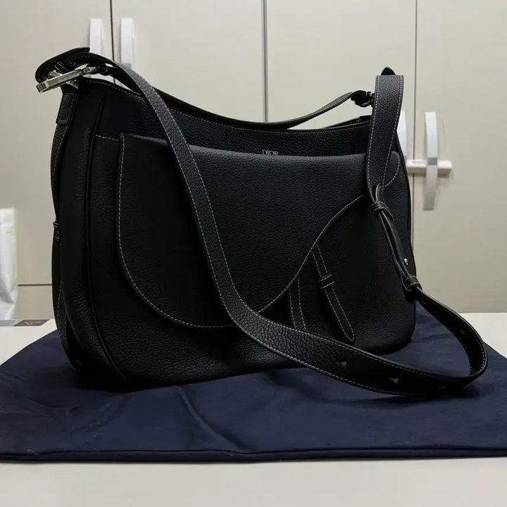 [BUNJANG] Dior Homme Saddle Soft Bag Black / [새상품급] 디올 옴므 새들 소프트백 블랙