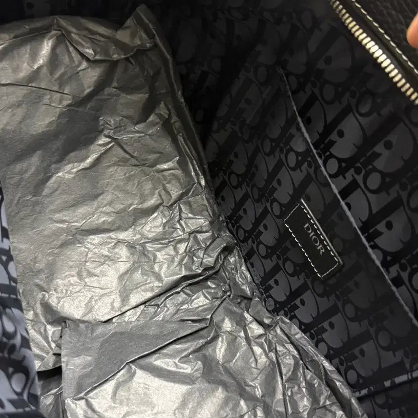 [BUNJANG] Dior Homme Saddle Soft Bag Black / [새상품급] 디올 옴므 새들 소프트백 블랙