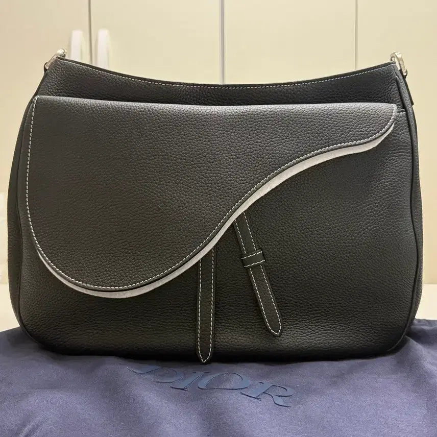 [BUNJANG] Dior Homme Saddle Soft Bag Black / [새상품급] 디올 옴므 새들 소프트백 블랙