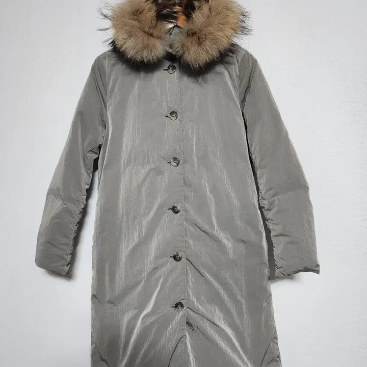 [BUNJANG] Theory Fox Fur Long Padding Jacket (M) / Theory 폭스퍼 롱패딩