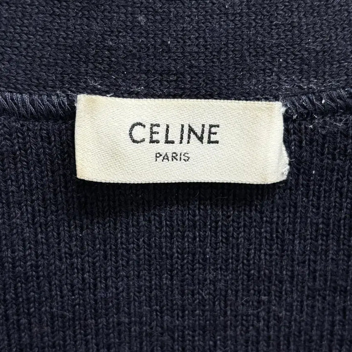 [BUNJANG] Celine Wool College Cardigan (XL, Navy) / [XL]셀린느 울 컬리지 가디건