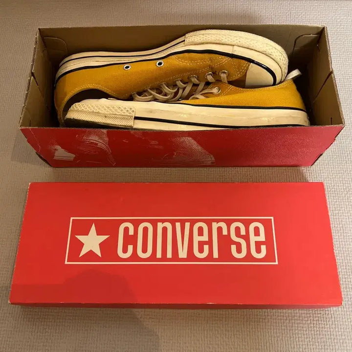 [BUNJANG] Converse Chuck Taylor 1970s Canvas Low (Sunflower) - 270 / 무료배송 - 컨버스 척테일러 1970s 캔버스 로우(선플라워) 270