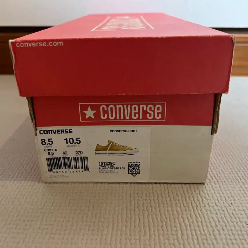 [BUNJANG] Converse Chuck Taylor 1970s Canvas Low (Sunflower) - 270 / 무료배송 - 컨버스 척테일러 1970s 캔버스 로우(선플라워) 270