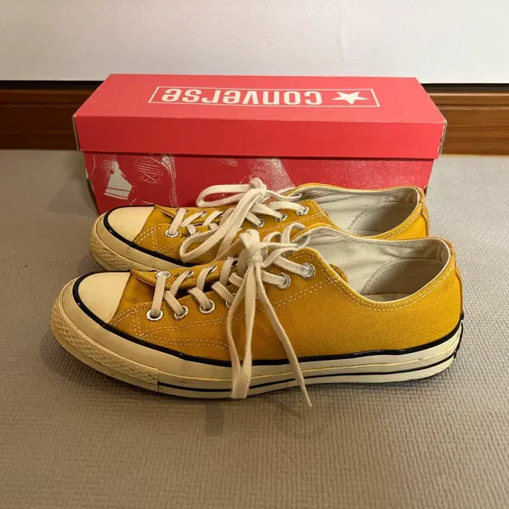 [BUNJANG] Converse Chuck Taylor 1970s Canvas Low (Sunflower) - 270 / 무료배송 - 컨버스 척테일러 1970s 캔버스 로우(선플라워) 270
