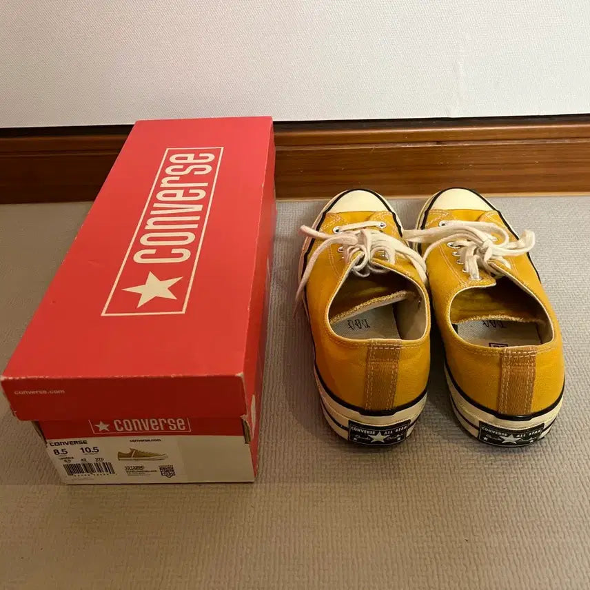 [BUNJANG] Converse Chuck Taylor 1970s Canvas Low (Sunflower) - 270 / 무료배송 - 컨버스 척테일러 1970s 캔버스 로우(선플라워) 270