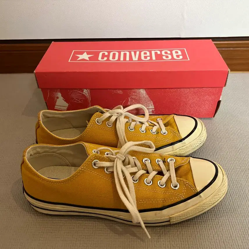 [BUNJANG] Converse Chuck Taylor 1970s Canvas Low (Sunflower) - 270 / 무료배송 - 컨버스 척테일러 1970s 캔버스 로우(선플라워) 270