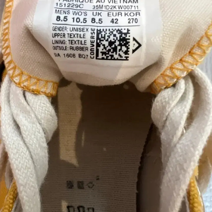 [BUNJANG] Converse Chuck Taylor 1970s Canvas Low (Sunflower) - 270 / 무료배송 - 컨버스 척테일러 1970s 캔버스 로우(선플라워) 270