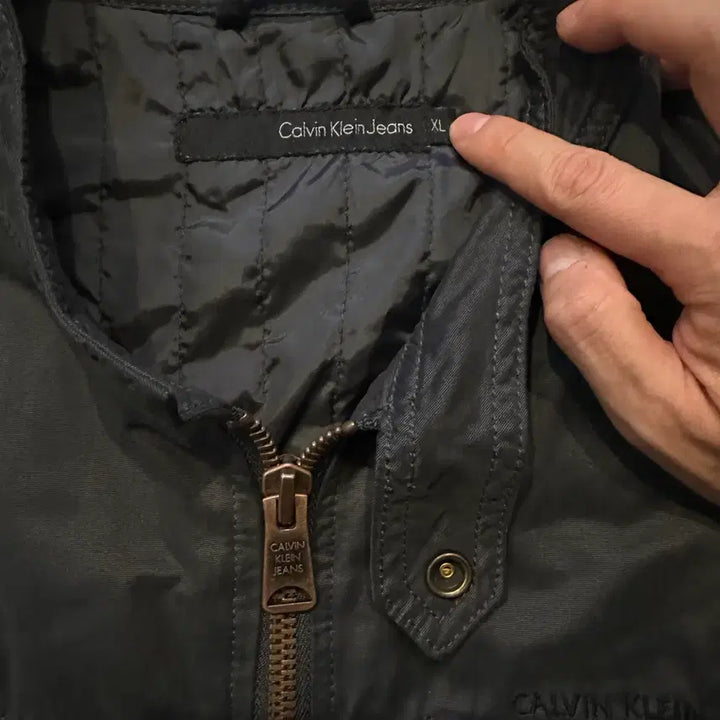 [BUNJANG] Calvin Klein Biker Jacket / 00s 캘빈클라인 바이커 자켓