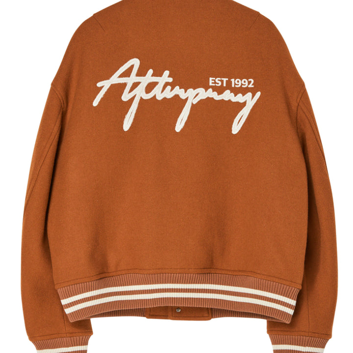 [BUNJANG] Afterpray Western Teddy Blouson Tangerine / 애프터프레이 웨스턴 테디 블루종 텐저린