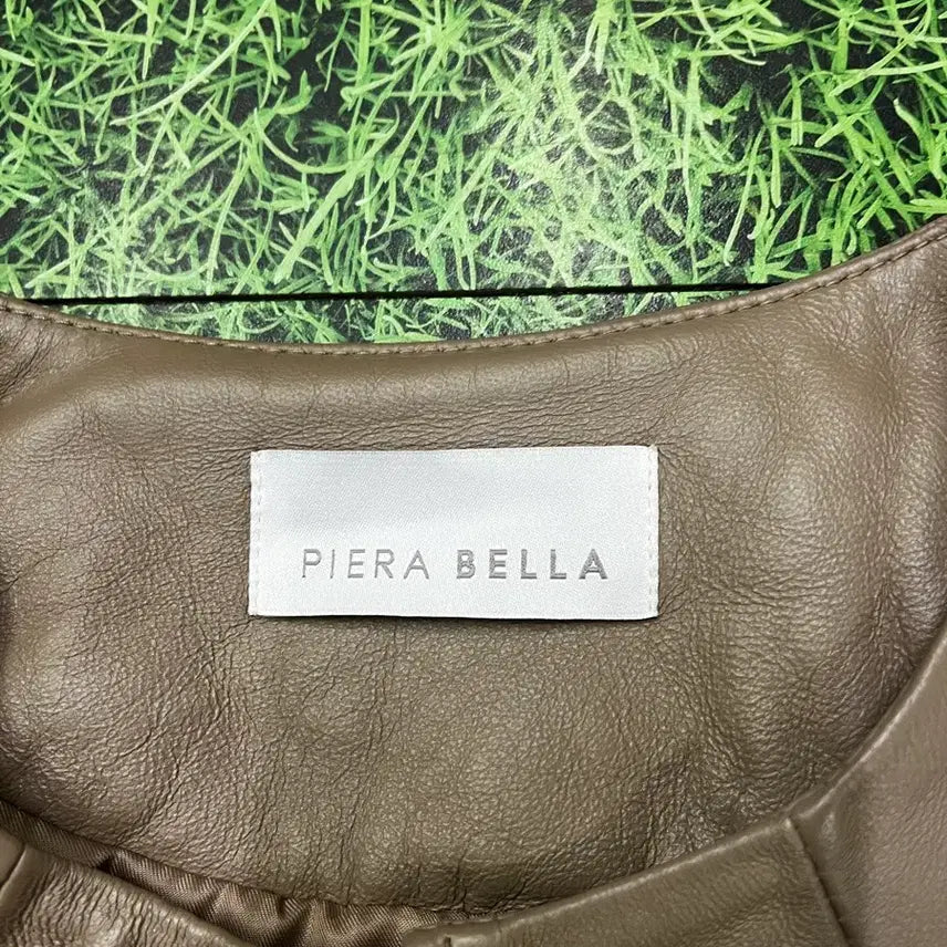 [BUNJANG] Piera Bella Lambskin Leather Jacket (Size 55) / 여자 천연가죽 양가죽 자켓 55사이즈 ㅡ 피에라벨라