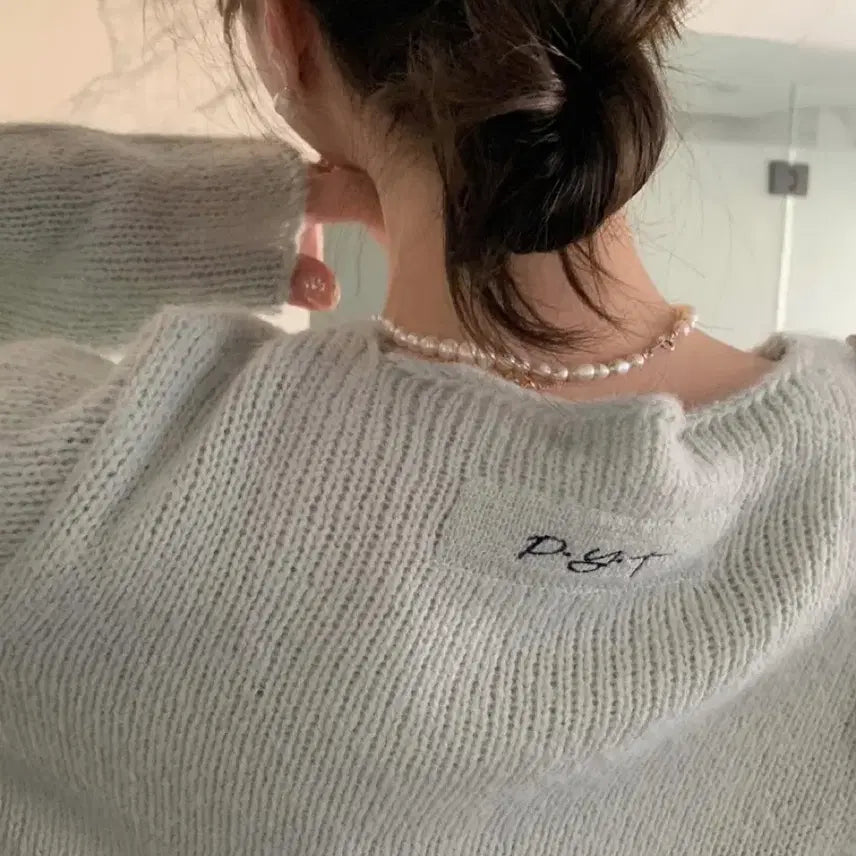 [BUNJANG] Fromis_9 Ringo Alpaca Knit / 프영띵 링고 알파카니트