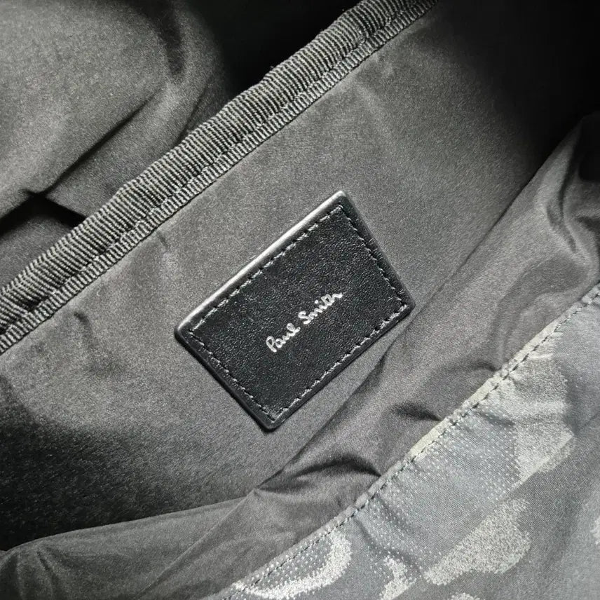 [BUNJANG] Paul Smith Black Roll Top Camo Backpack / (정품) 폴스미스 블랙 롤탑 카모 백팩