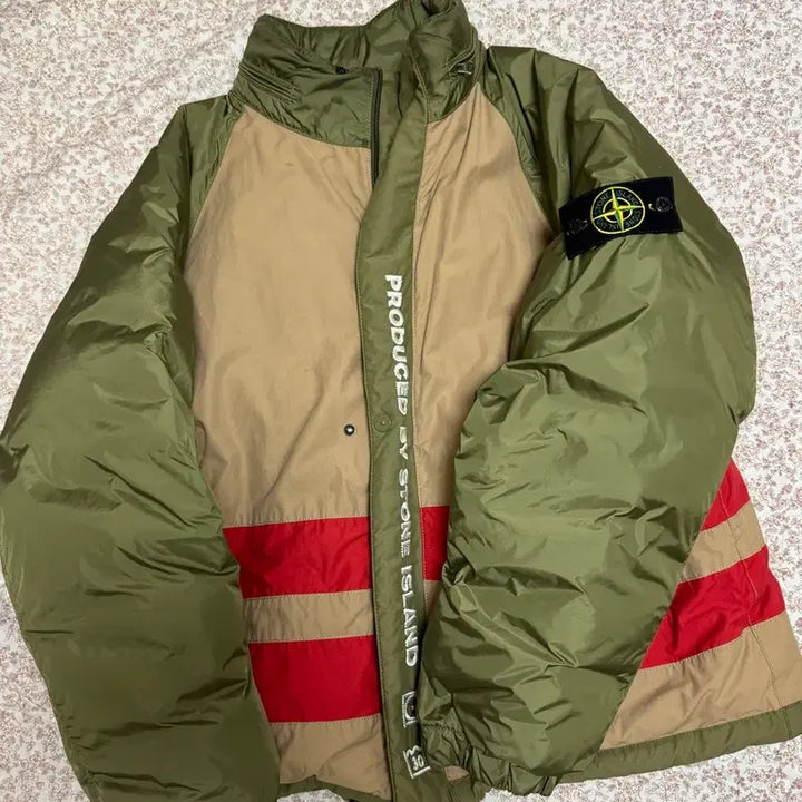 [BUNJANG] Supreme Stone Island 23FW Down Puffer Jacket Olive L / 슈프림 스톤아일랜드 23fw 다운 푸퍼 자켓 올리브 L 판매합니다.
