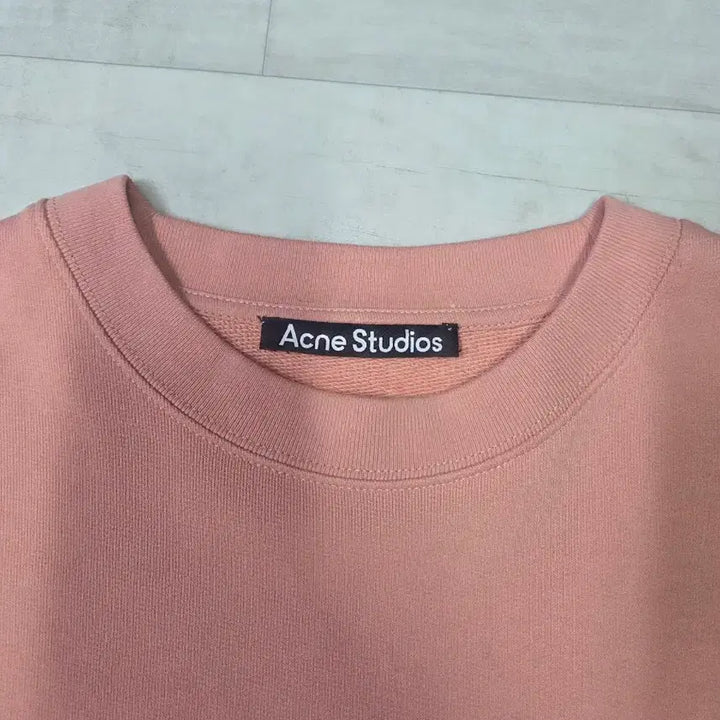[BUNJANG] Acne Studios Fairview Pale Pink Sweatshirt L Size / 아크네 스튜디오 페어뷰 맨투맨 페일핑크 L사이즈