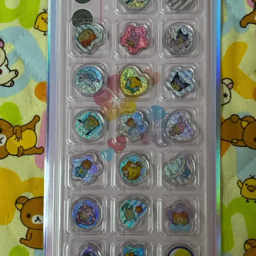 [BUNJANG] Sanrio Kirakoro Playful Flake Seal Sticker / 산리오 키라코로 플레이크 씰 스티커 [일본정품 새상품]