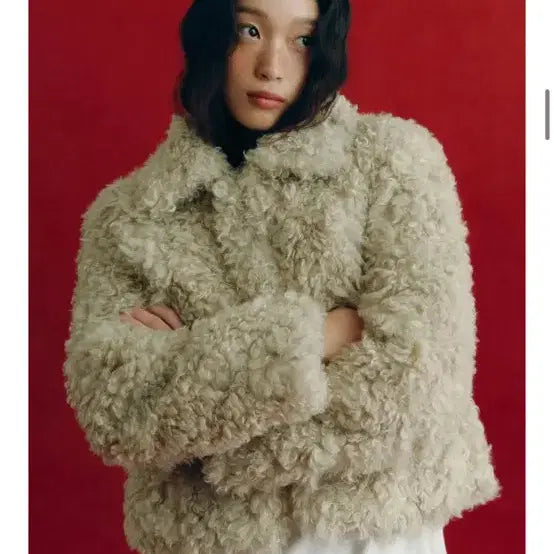 [BUNJANG] FYEO Riko Curly Fur Jacket / 포유온 Riko Curly Fur Jacket (새제품)