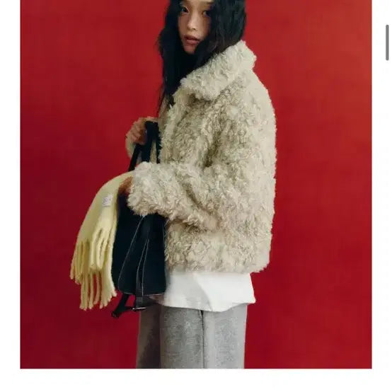 [BUNJANG] FYEO Riko Curly Fur Jacket / 포유온 Riko Curly Fur Jacket (새제품)