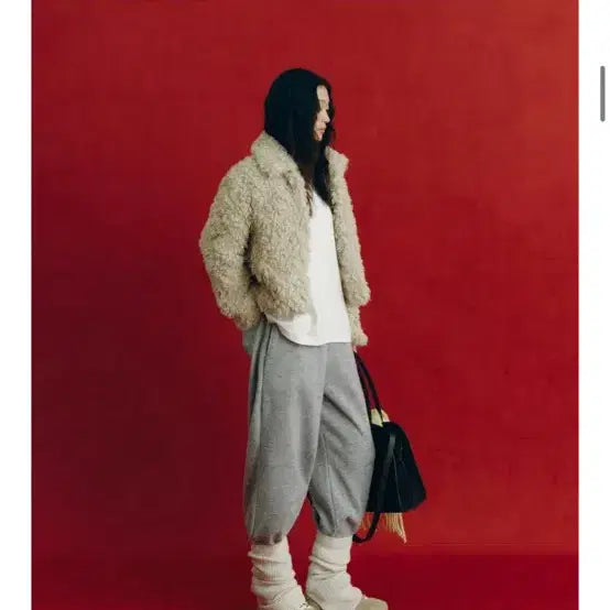 [BUNJANG] FYEO Riko Curly Fur Jacket / 포유온 Riko Curly Fur Jacket (새제품)