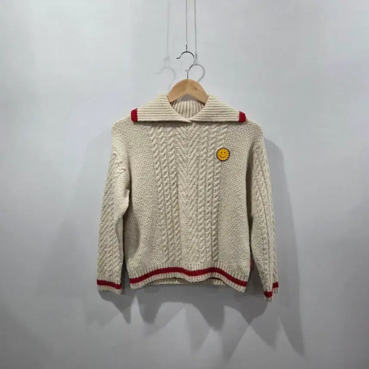[SOLD OUT] 아이스비스킷 키즈 롱카라 피셔맨 니트 145