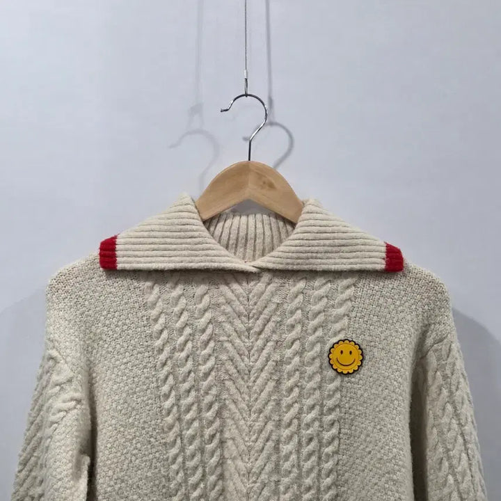 [SOLD OUT] 아이스비스킷 키즈 롱카라 피셔맨 니트 145