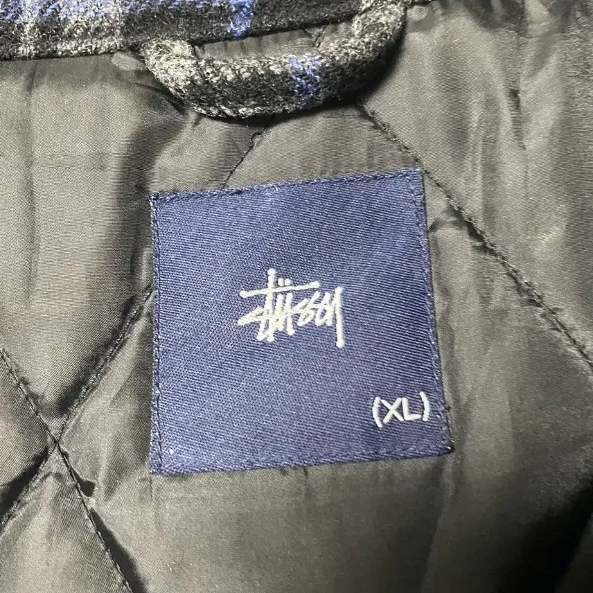 [BUNJANG] Stussy Burberry Nova Check Wool Parka / 스투시 버버리 노바체크 울 파카