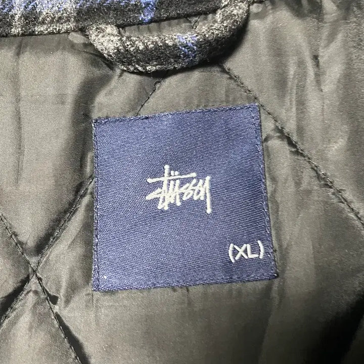 [BUNJANG] Stussy Burberry Nova Check Wool Parka / 스투시 버버리 노바체크 울 파카