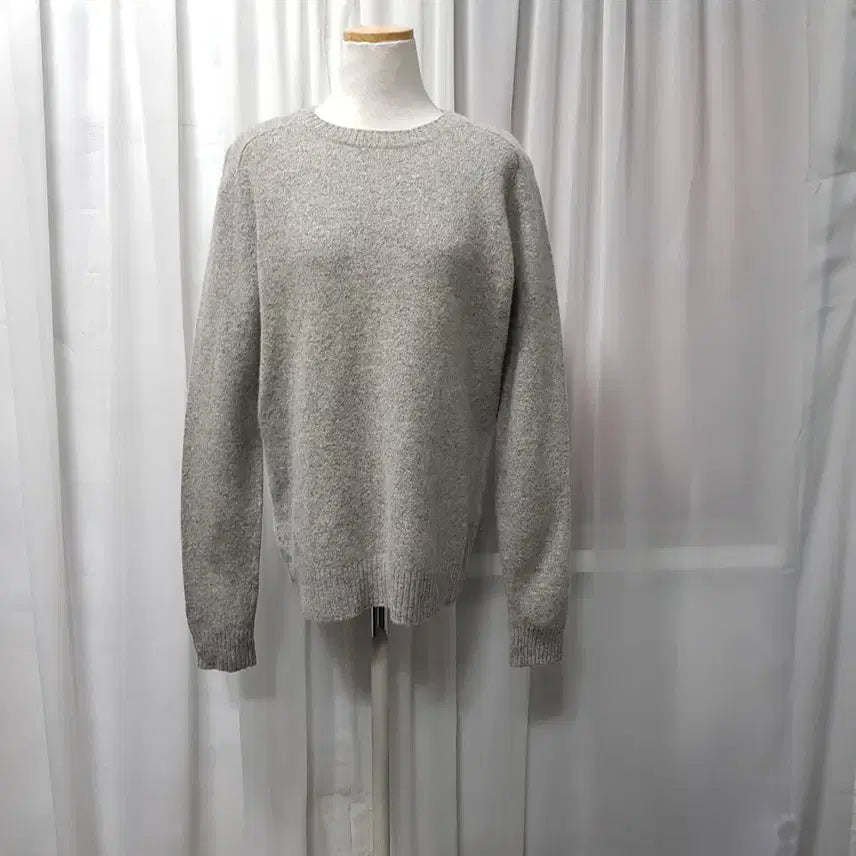 [BUNJANG] Uniqlo Wool Knit Sweater / 유니클로 오버핏 모100 스웨터 긴팔 울 니트 티셔츠 여XL C1244