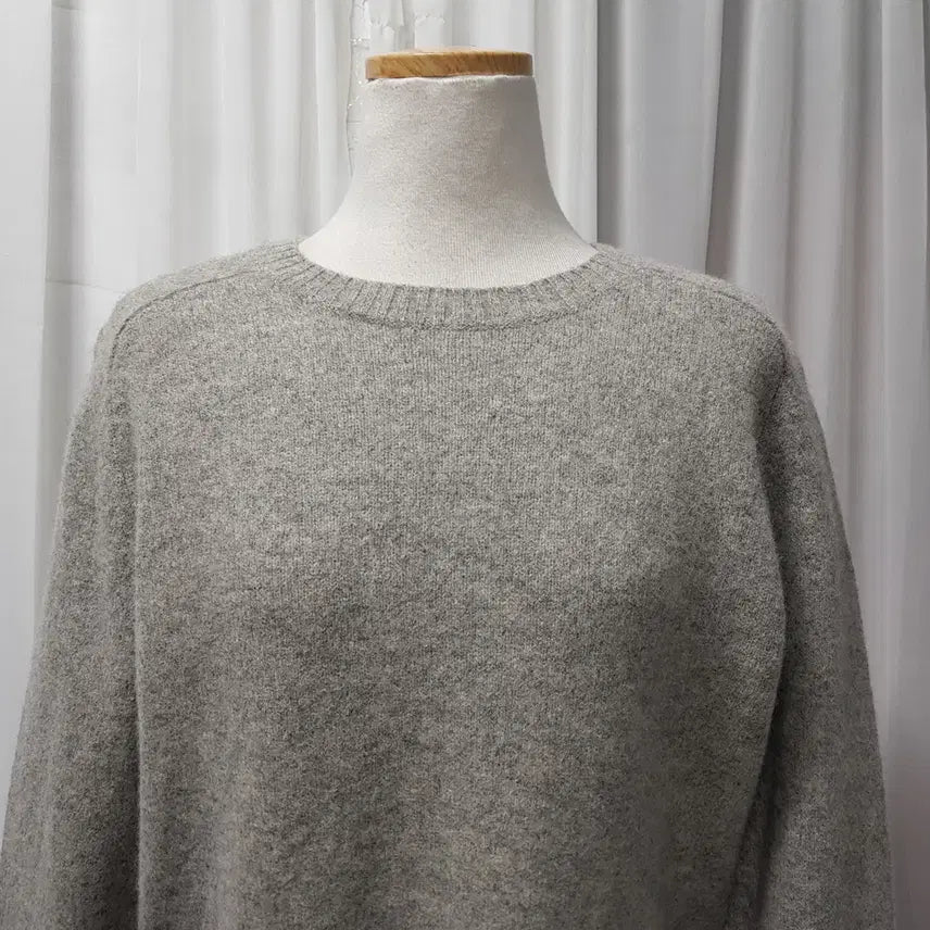 [BUNJANG] Uniqlo Wool Knit Sweater / 유니클로 오버핏 모100 스웨터 긴팔 울 니트 티셔츠 여XL C1244