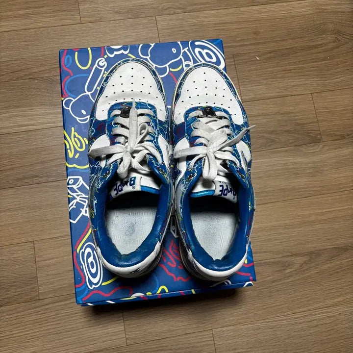 [BUNJANG] Bape Sta Blue Sneakers / 베이프스타 270 급처