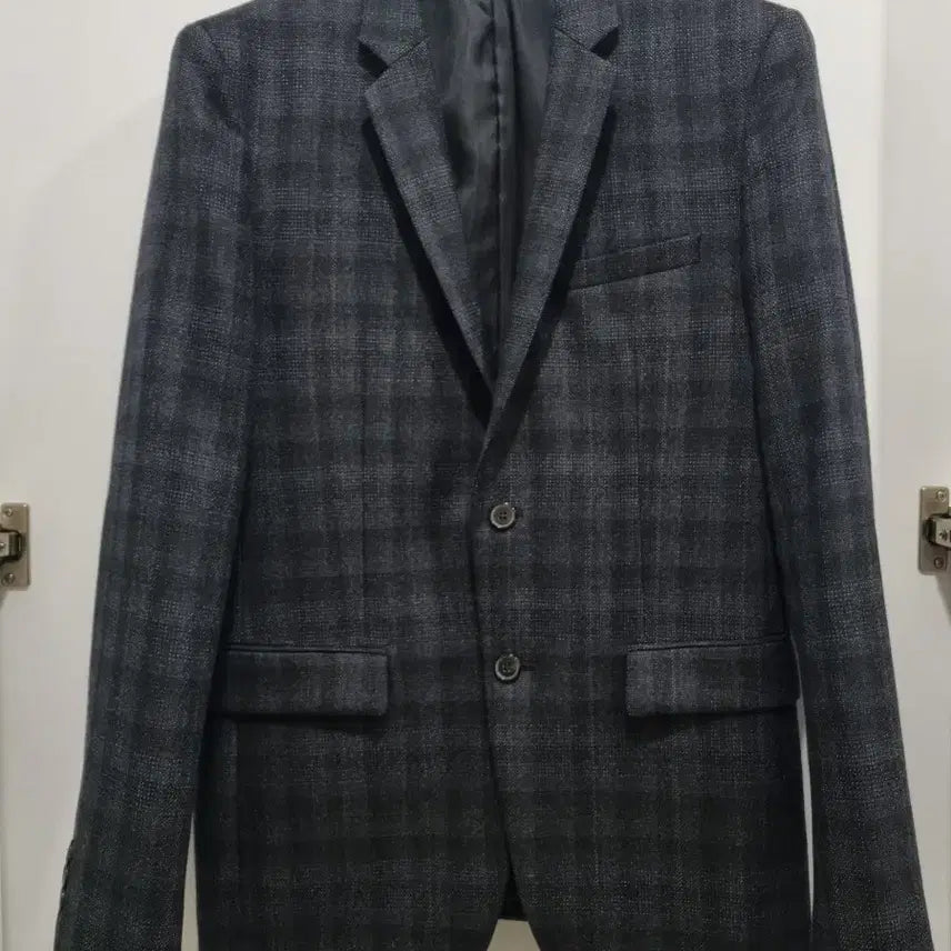 [BUNJANG] Solid Homme Checkered Suit Set / 솔리드옴므 체크 정장 수트 셋업 세트