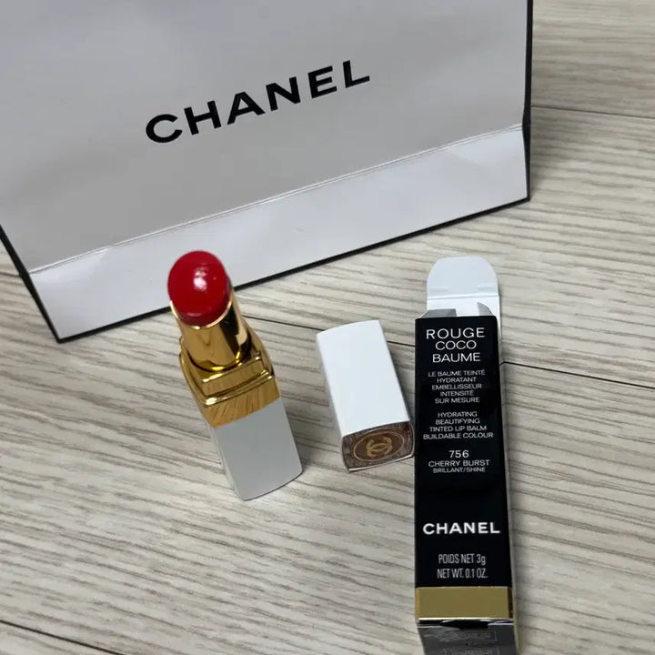[SOLD OUT] 샤넬 루쥬 코코 밤 756 체리 버스트 발색만