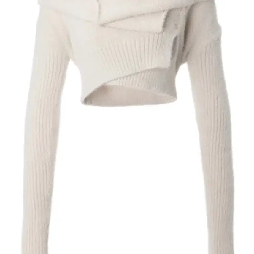 [BUNJANG] 3 Times Hairy Wrap Cardigan / 쓰리타임즈 Hairy wrap cardigan