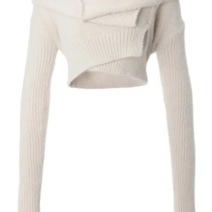 [BUNJANG] 3 Times Hairy Wrap Cardigan / 쓰리타임즈 Hairy wrap cardigan