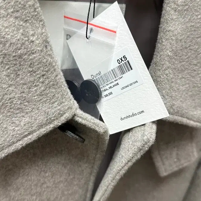 [BUNJANG] Dunst Belted Wool Mac Coat New / 던스트 벨티드 울 맥코트 새상품