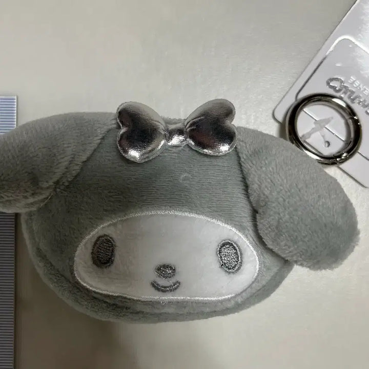[BUNJANG] Sanrio Mini Silver Pouch Keychain / 산리오 실버 미니 파우치 키링