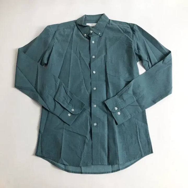 [BUNJANG] Long Sleeve Shirt / 긴팔 셔츠 블루그린