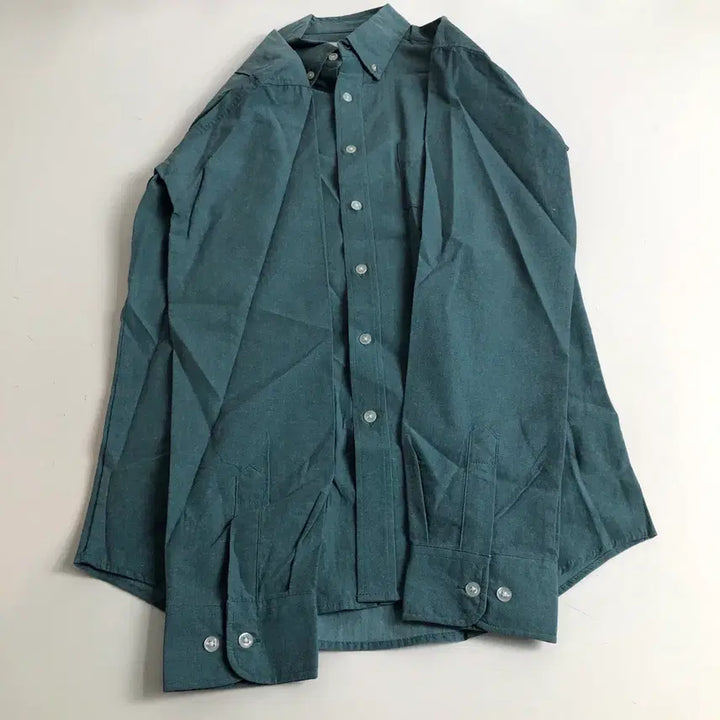 [BUNJANG] Long Sleeve Shirt / 긴팔 셔츠 블루그린