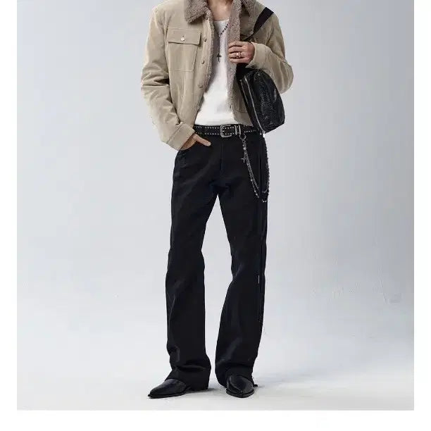 [BUNJANG] Allens Velour Fur Trucker Jacket (Beige, Size 2) / (새상품) 알렌느 벨루어 퍼 트러커 자켓/ 베이지, 2사이즈