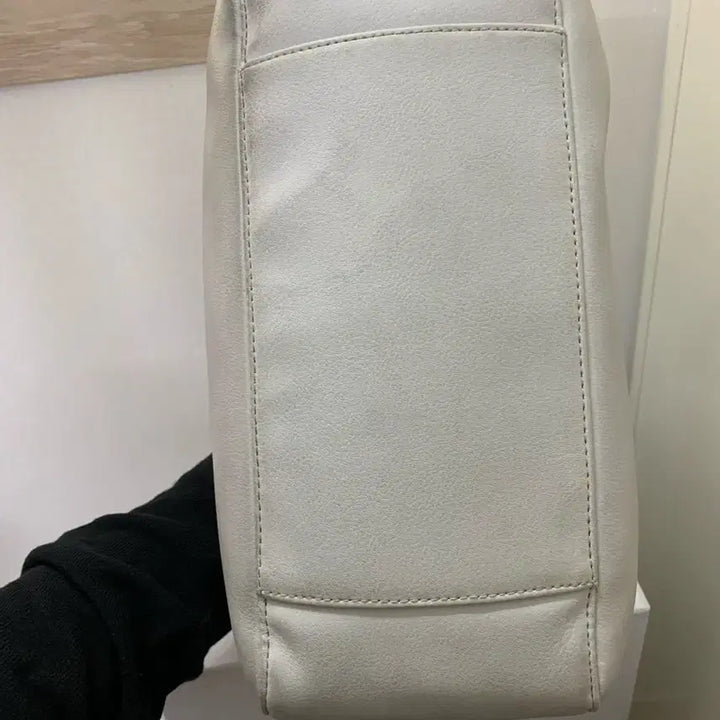 [BUNJANG] Courrèges Gray Leather Tote Bag / 꾸레쥬 그레이 레더 토트백