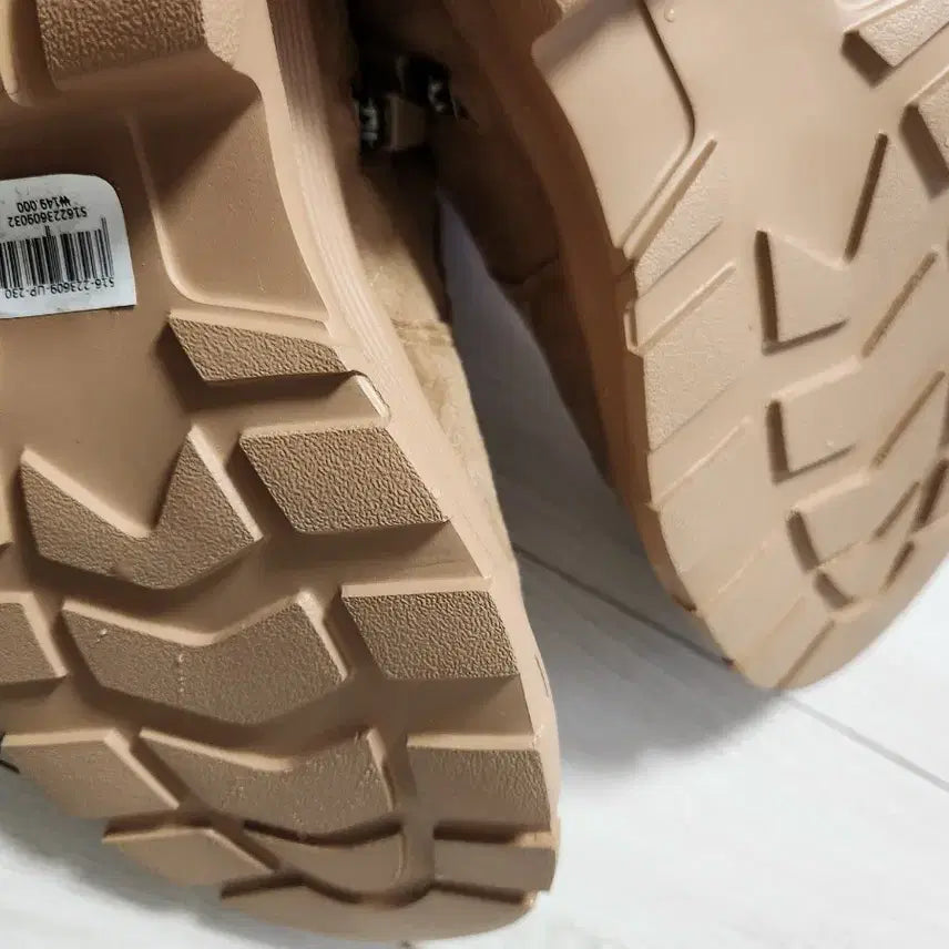 [BUNJANG] M.MOUK One-Coat Stretch Suede Boots Beige (Size 230) / 새상품급)엠.무크 원콧 스판부츠 스웨이드 베이지 사이즈230 집에서 한번