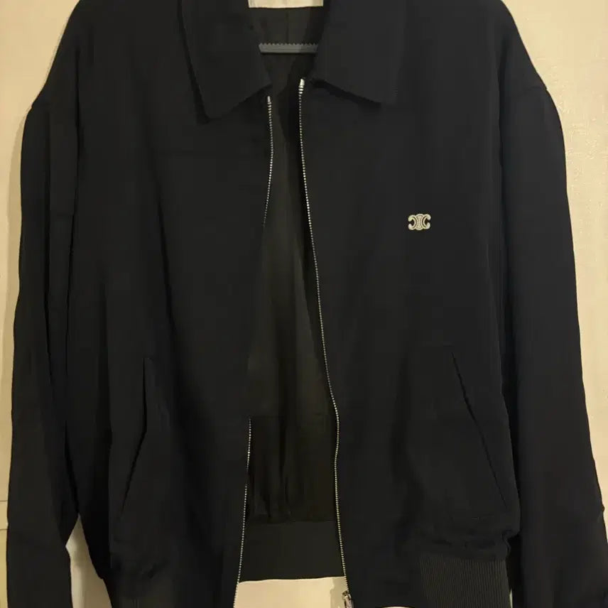 [BUNJANG] Celine Triomphe Viscose Twill Blouson Jacket / 셀린느 트리옹프 비스코스 트윌 블루종 자켓