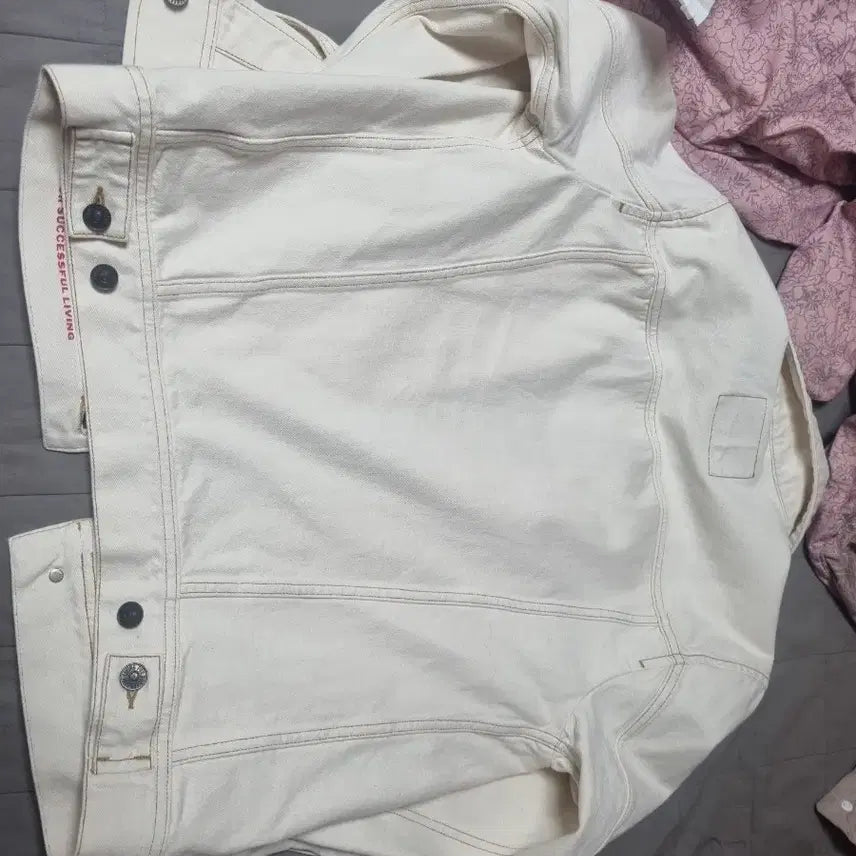 [BUNJANG] Diesel D BARSII Jacket White S / 디젤 d 바르시 청자켓 화이트 s