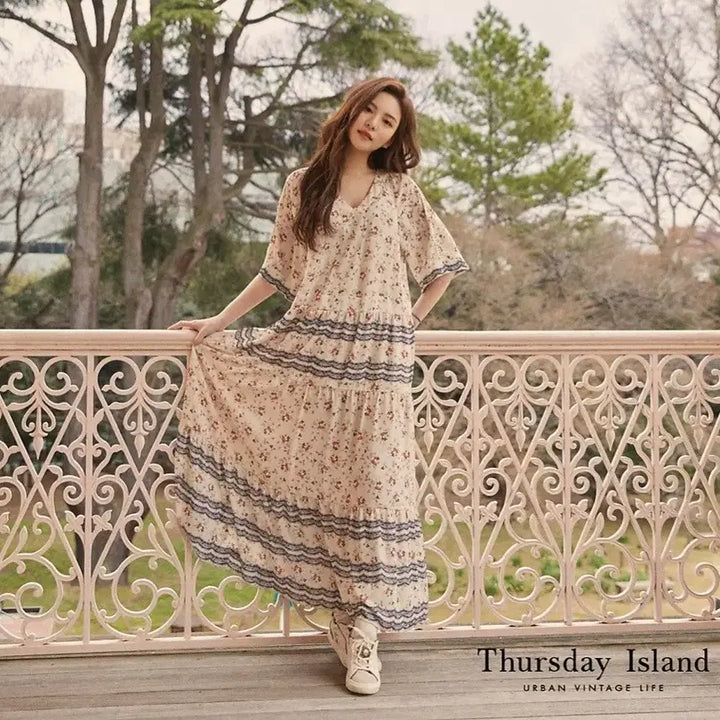 [BUNJANG] Thursday Island Maxi Long Dress / 써스데이아일랜드 맥시 롱원피스